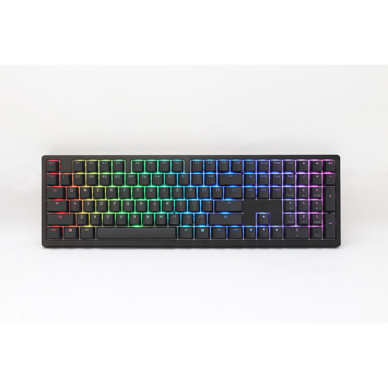 Load image into Gallery viewer, Ducky zero 6108 classic black, gaming toetsenbord (zwart wit, us lay-out, cherry mx2a brown, rgb leds, double-shot pbt, hot swap, 2.4ghz | bluetooth | usb-c)
