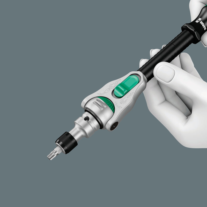 Load image into Gallery viewer, Wera 8100 sa 4 zyklop speed ratelset, 1 4 gereedschapsset (zwart groen, 41-delig, speedratel met draaibare kop)

