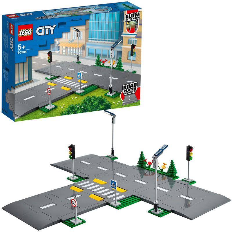 Load image into Gallery viewer, Lego city town 60304 wegplaten

