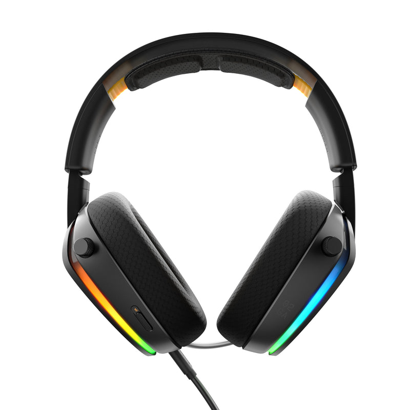 Load image into Gallery viewer, Glorious ghs eternal rgb - stereo rgb gamingheadset over-ear gaming headset (zwart, pc, ps5, ps4, switch, usb-c)
