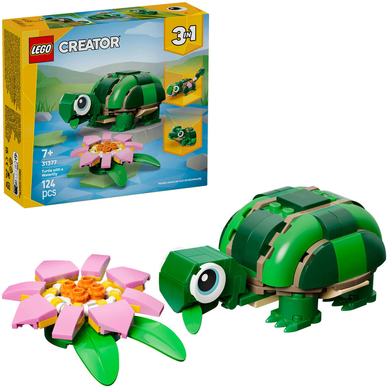 Load image into Gallery viewer, Lego creator 31377 schildpad met waterlelie
