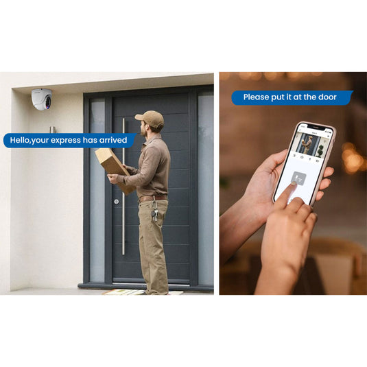 Foscam w5ep, 3k 5mp qhd poe ip camera (wit)