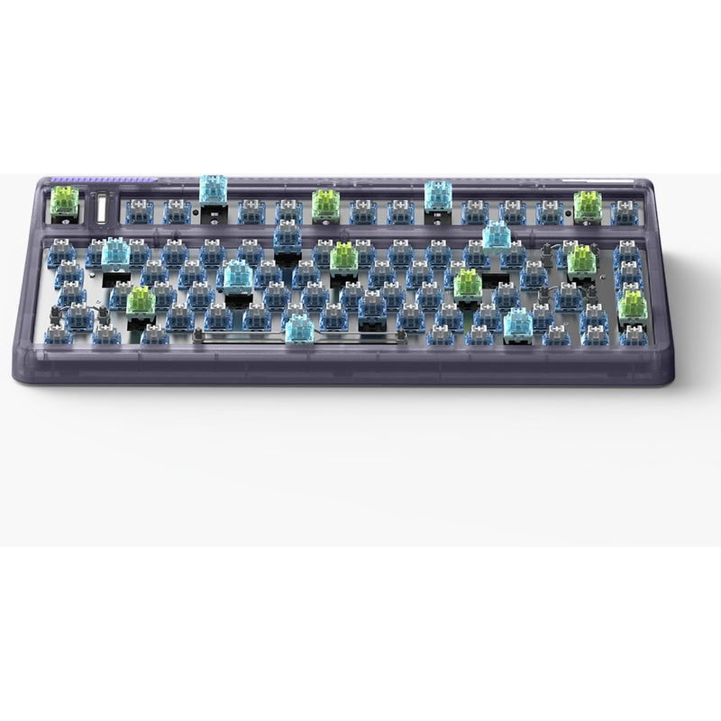 Load image into Gallery viewer, Iqunix og80 lavandin wireless mechanical keyboard, gaming toetsenbord (lavendel, us lay-out, cherry mx brown, 80% (tkl), hot-swappable, pbt, 2.4ghz | bluetooth 5.1 | usb-c)
