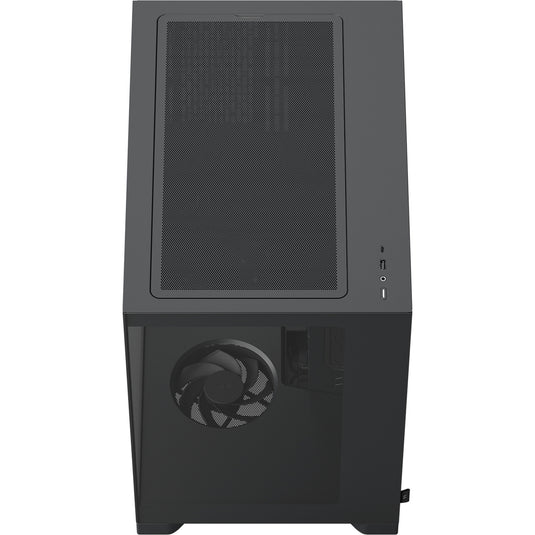 Fractal design pop 2 vision midi tower behuizing (zwart | 1x usb-a | 1x usb-c | tempered glass)