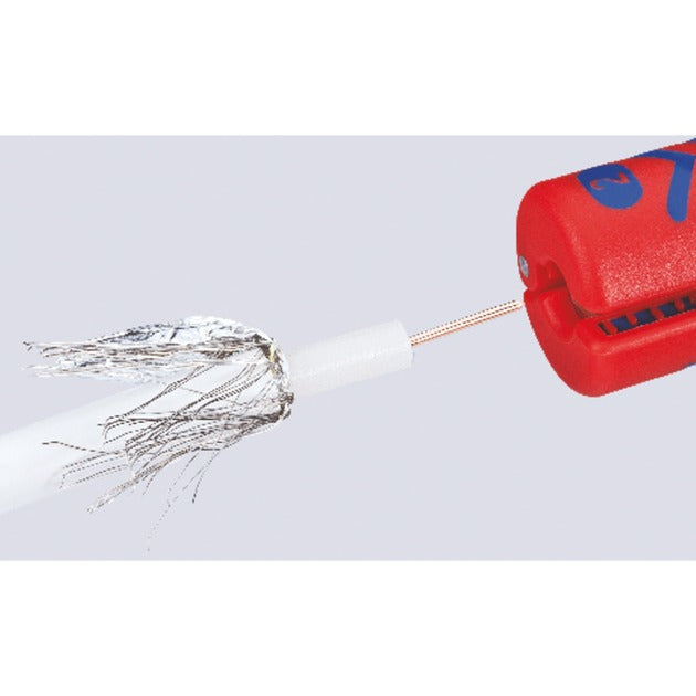 Load image into Gallery viewer, Knipex afstriptang coax-kabel 1660100sb kabelstrip- ontmantelingsgereedschap
