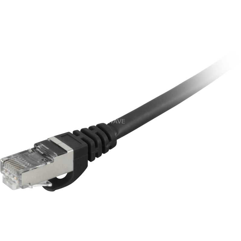 Load image into Gallery viewer, Sharkoon netwerkkabel sftp, rj-45 met cat.7a (zwart, 2 meter, ruwe kabel)
