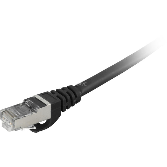 Sharkoon netwerkkabel sftp, rj-45 met cat.7a (zwart, 2 meter, ruwe kabel)