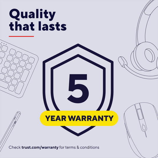 Trust zylo inschuifbare, draagbare zakmuis (zwart, 1000 - 2400 dpi)