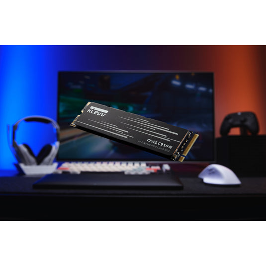 Klevv cras c910g 2 tb ssd (zwart, k02tbm2sp0-10g, pcie gen 4.0 x4, nvme 2.0)