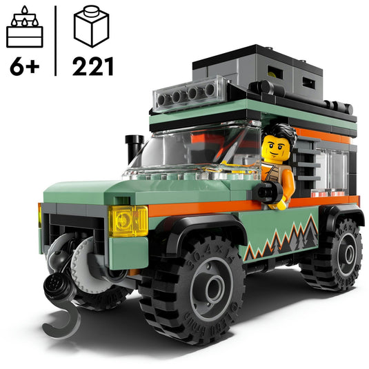 Lego city - 4x4 terreinwagen voor in de bergen constructiespeelgoed (60447)
