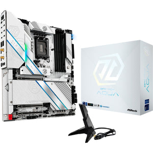 Asrock z890 taichi aqua socket 1851 moederbord (zwart, raid, 10gb-lan, 5gb-lan, wi-fi 7, bt, sound, e-atx)