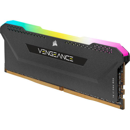 Corsair 32 gb ddr4-3200 (2x 16 gb) kit werkgeheugen (zwart, cmh32gx4m2e3200c16, vengeance rgb pro sl, xmp 2.0)