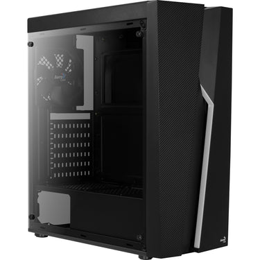 Aerocool bolt midi tower behuizing (zwart | 3x usb-a | rgb | window)