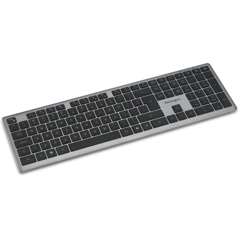 Load image into Gallery viewer, Kensington kb535 eq rechargeable multi-device keyboard (us-international lay-out (qwerty), scissor switches, 100%, usb, 2,4 ghz, bluetooth 5.4)
