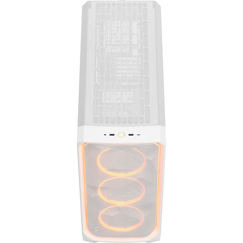 Afbeelding laden in galerijviewer, Fractal design meshify 3 xl ambience pro rgb big tower behuizing (wit | 2x usb-a | 1x usb-c | rgb | tempered glass)
