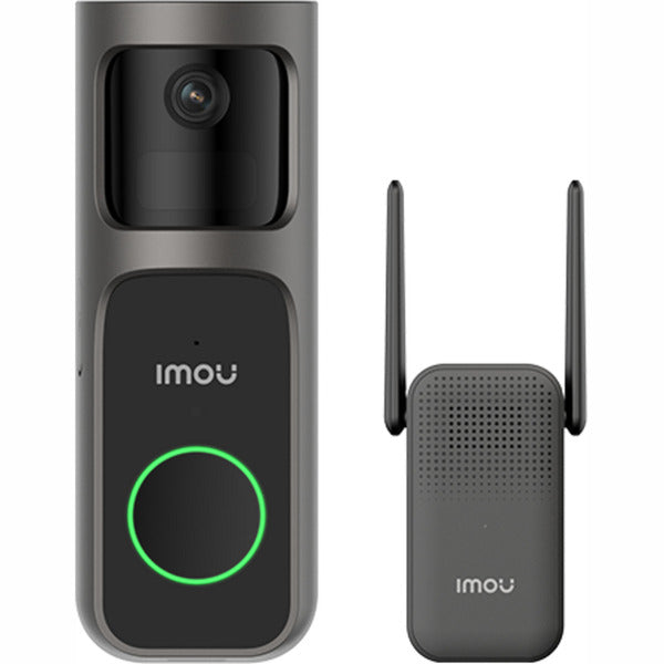 Afbeelding laden in galerijviewer, Imou doorbell 2s kit (zwart, 2k, volledig draadloos)

