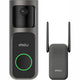 Imou doorbell 2s kit (zwart, 2k, volledig draadloos)