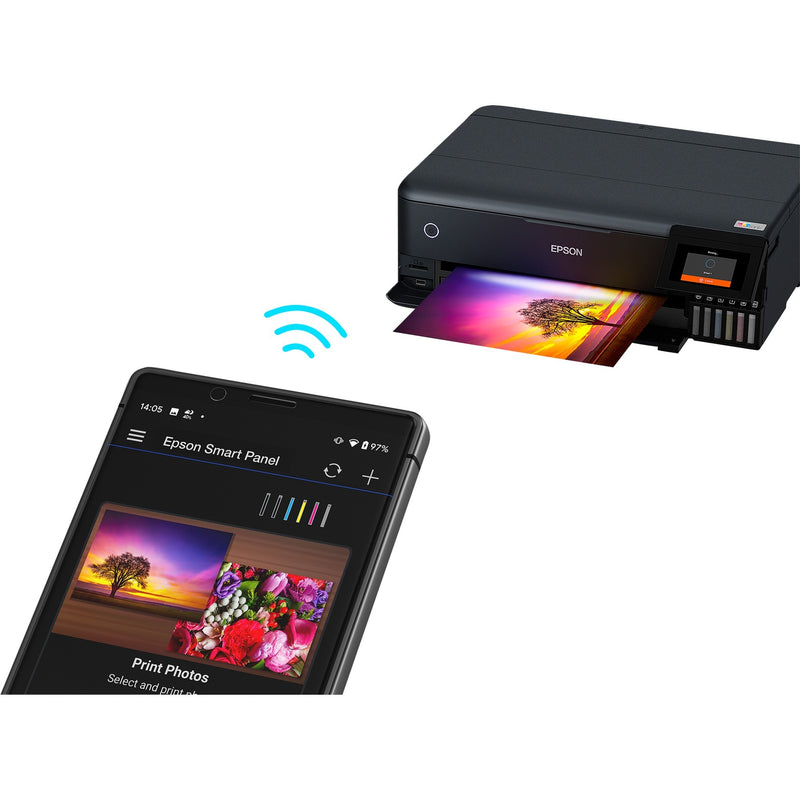 Load image into Gallery viewer, Epson ecotank et-8550 all-in-one inkjetprinter (zwart, usb, wlan, scannen, kopiëren)
