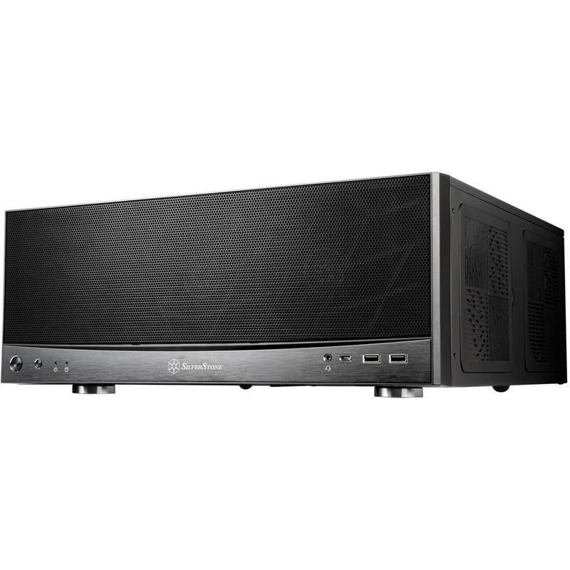 Load image into Gallery viewer, Silverstone sst-gd11b htpc behuizing (zwart | 2x usb-a | 1x usb-c)

