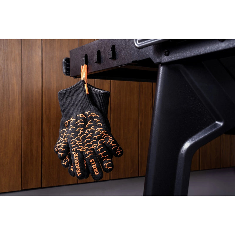 Load image into Gallery viewer, Traeger bbq mitts handschoen (zwart, hittebestendig tot 275 °c)
