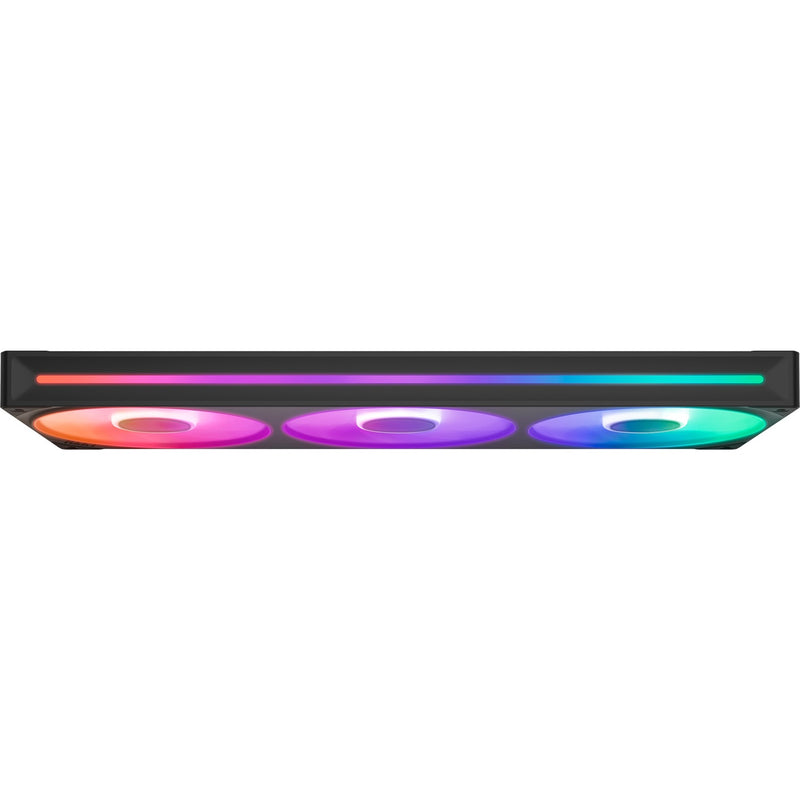Load image into Gallery viewer, Nzxt f360 rgb core case fans (zwart, 3 stuks, 360 x 120 x 26 mm)
