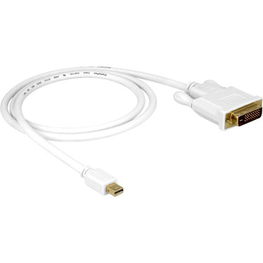 Delock mini displayport > dvi (24+1) adapter (wit, 1 meter)