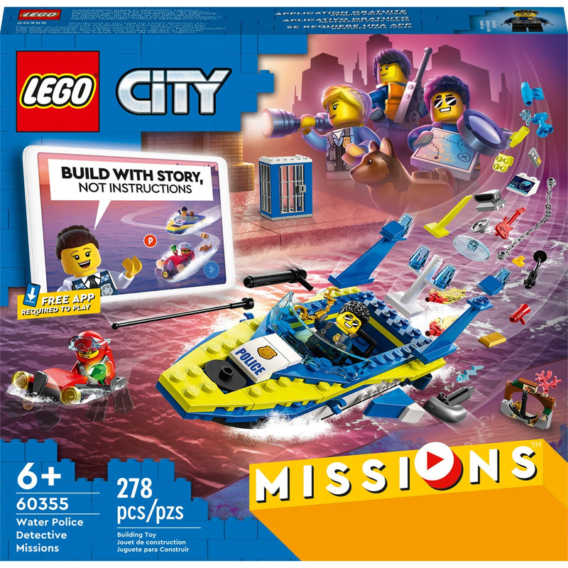 Load image into Gallery viewer, Lego city - waterpolitie recherchemissies constructiespeelgoed (60355)
