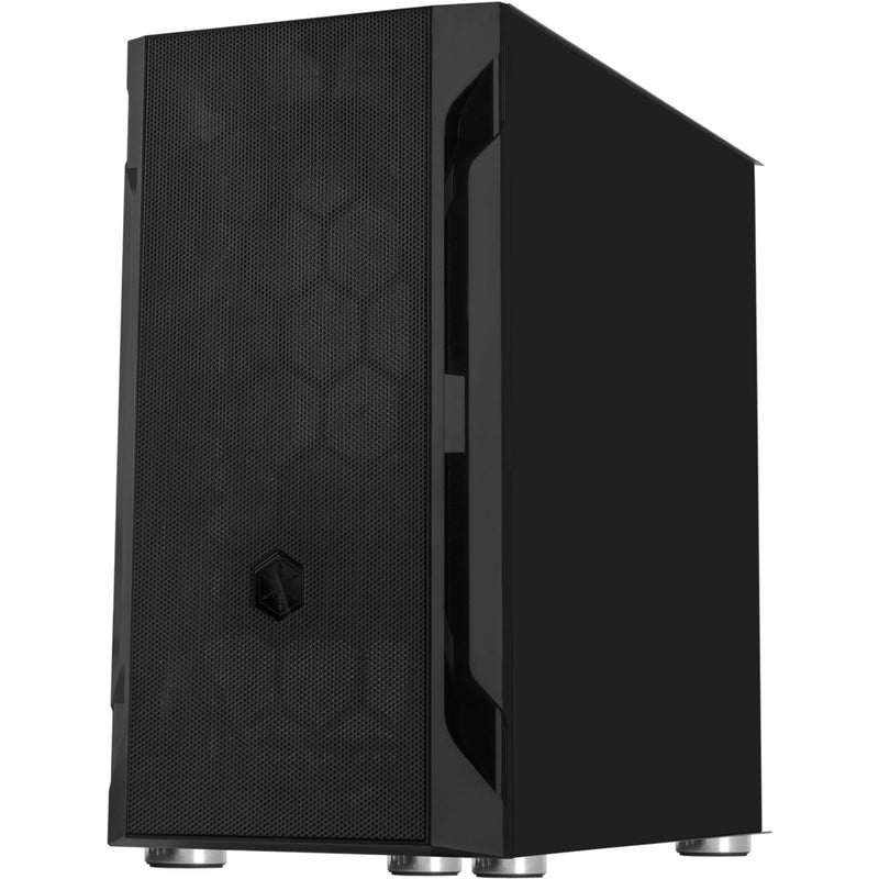 Load image into Gallery viewer, Silverstone sst-fah1mb-g midi tower behuizing (zwart | 3x usb-a | tempered glass)
