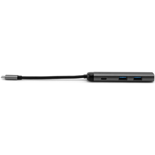 Verbatim usb 3.2 gen 1 multiport hub, usb-c > 2x usb-a + usb-c + hdmi usb-hub (zilver zwart, pd, opladen tot 100 watt)