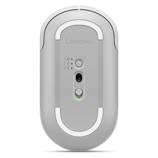 Lenovo 700 multi-device wireless silent mouse (wit, 1600 - 4000 dpi, bluetooth 5.3 2.4 ghz)