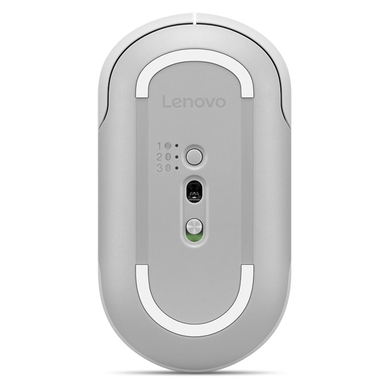 Load image into Gallery viewer, Lenovo 700 multi-device wireless silent mouse (wit, 1600 - 4000 dpi, bluetooth 5.3 2.4 ghz)
