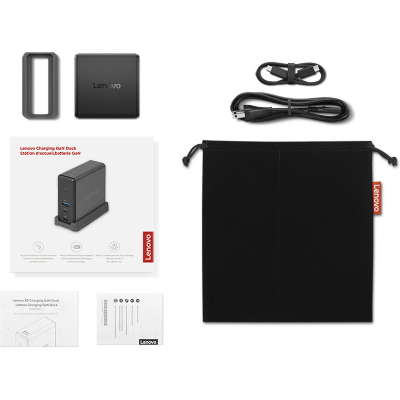 Load image into Gallery viewer, Lenovo charging gan dock dockingstation (zwart)
