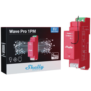 Shelly qubino wave pro 1pm relais (rood)