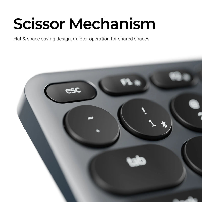 Load image into Gallery viewer, Keychron b4 pro-k1 toetsenbord (grijs, us lay-out (qwerty), scissor switches, 96%, abs keycaps, 2.4 ghz | bluetooth | usb)
