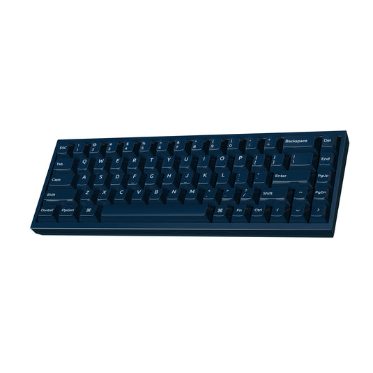 Keychron q16 he 8k magnetic switch keyboard (blauw, us lay-out (qwerty), ultra-fast lime, 65%, rgb, hot swap, 8k)