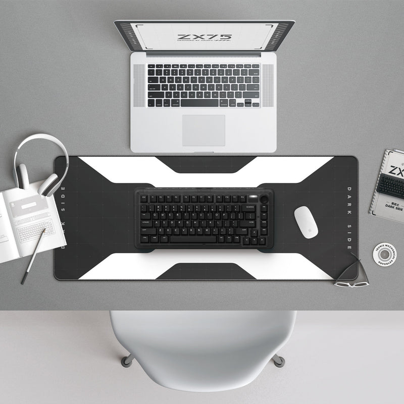 Afbeelding laden in galerijviewer, Iqunix zx75 dark side wireless mechanical keyboard (zwart, us lay-out (qwerty), gateron brown, 75%, rgb leds, hot-swappable, double-shot pbt, 2.4ghz | bluetooth 5.1 | usb-c)
