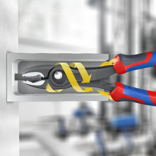 Knipex twingrip voorgrijptang 82 02 200 (rood blauw)