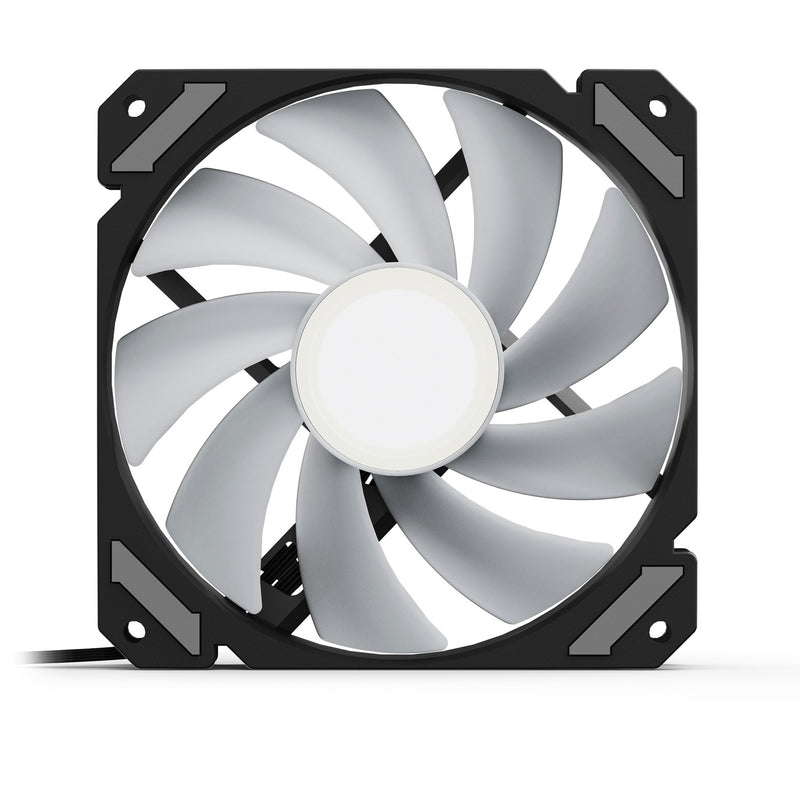 Load image into Gallery viewer, Sharkoon shark mirror rgb pwm case fan (zwart, 120 x 120 x 25 mm)
