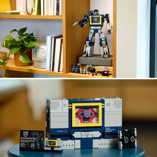 Lego ® icons transformers: soundwave - transformers collectie - 10358