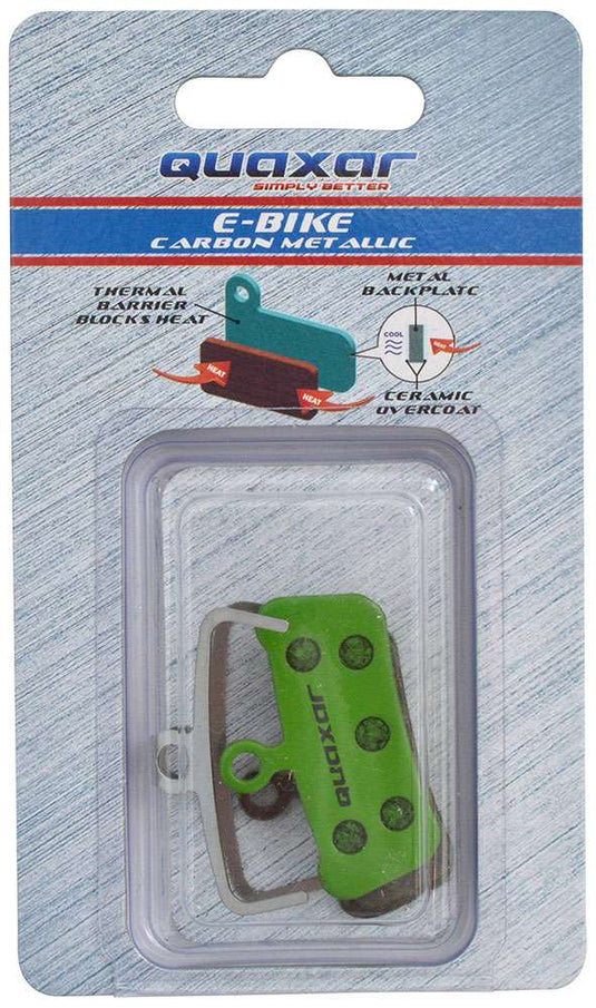 Quaxar sram avid trail guide rsc carbon-metallic e-bike disc pads
