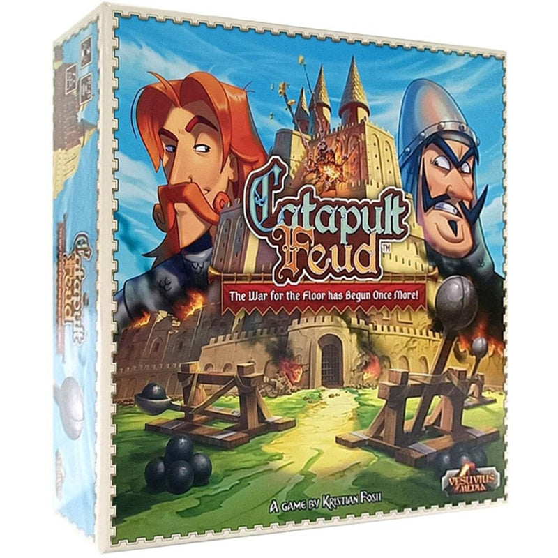 Load image into Gallery viewer, European player network catapult feud bordspel (engels, 2 spelers, 20 - 30 minuten, vanaf 7 jaar)
