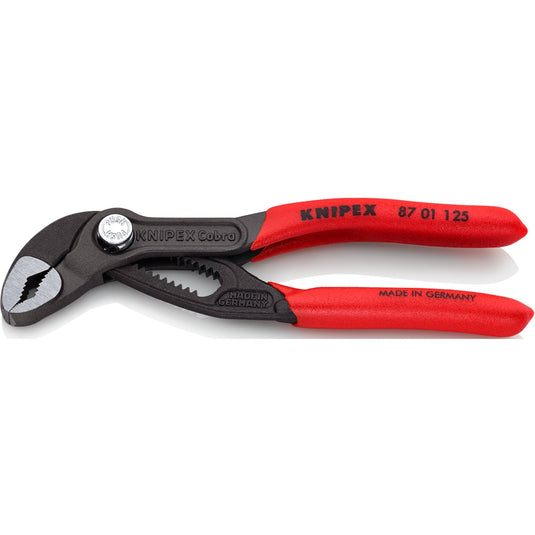 Knipex cobra waterpomptang 8701125 zweedse- waterpomp-tang (rood, 125 mm)
