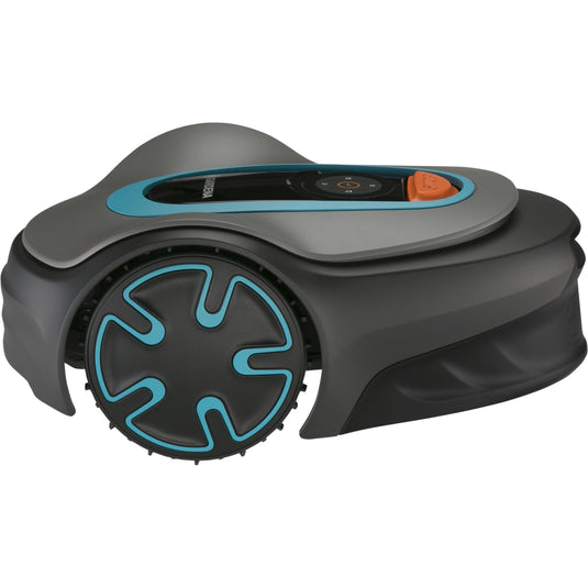 Gardena robotmaaier sileno minimo 250 (grijs turquoise, 250 m², li-ion accu + basisstation inbegrepen, bluetooth)