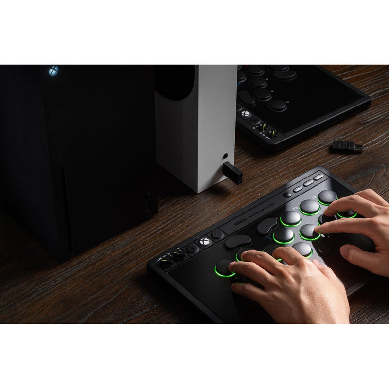 Load image into Gallery viewer, 8bitdo arcade controller for xbox (zwart, 2.4 ghz usb, xbox series x|s, xbox one, pc)
