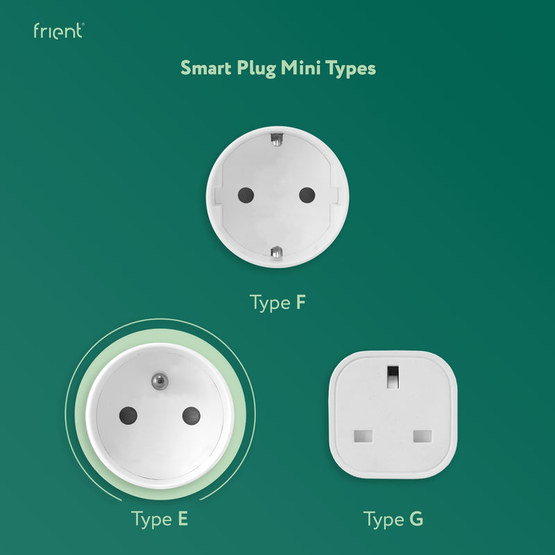Load image into Gallery viewer, Frient smart plug mini 2 type e (frans) stekker (wit, zigbee 3.0)
