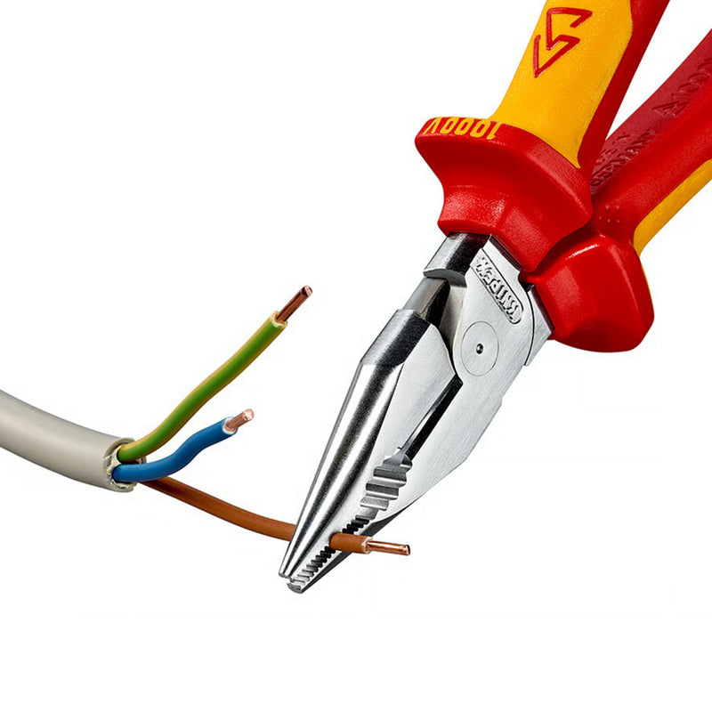 Load image into Gallery viewer, Knipex spitse kombitang combinatietang (rood geel)
