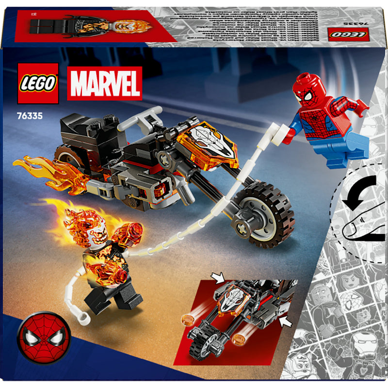 Load image into Gallery viewer, Lego super heroes 76335 marvel spider-man vs. ghost rider motor
