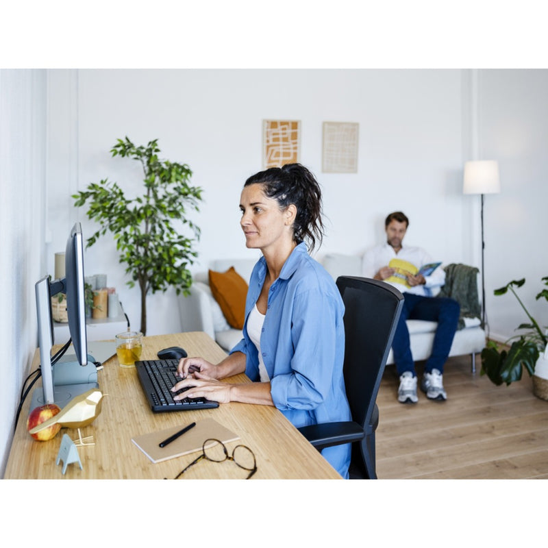 Load image into Gallery viewer, Trust trezo comfort draadloze toetsenbord- en muisset desktopset (zwart, us lay-out (qwerty), 100%)
