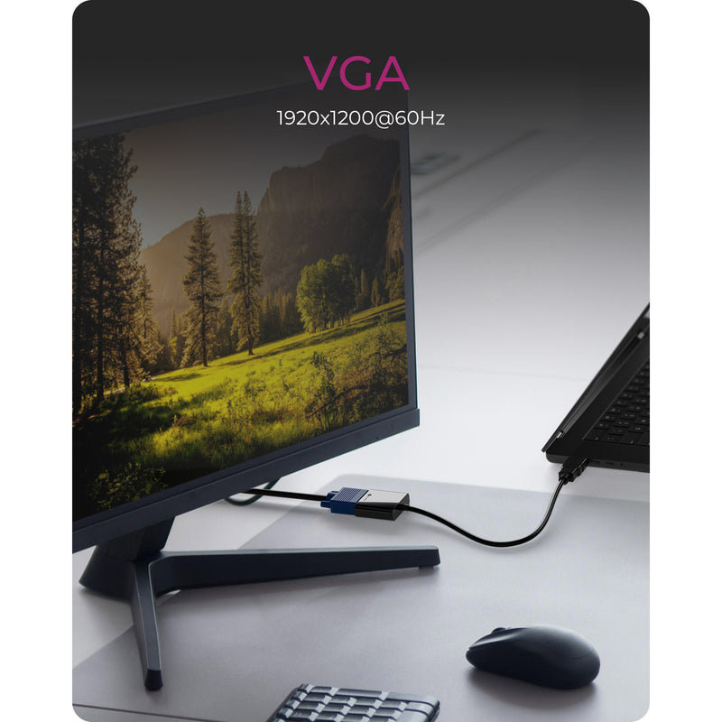 Load image into Gallery viewer, Icy box ib-ac502a hdmi naar vga adapter (zwart)
