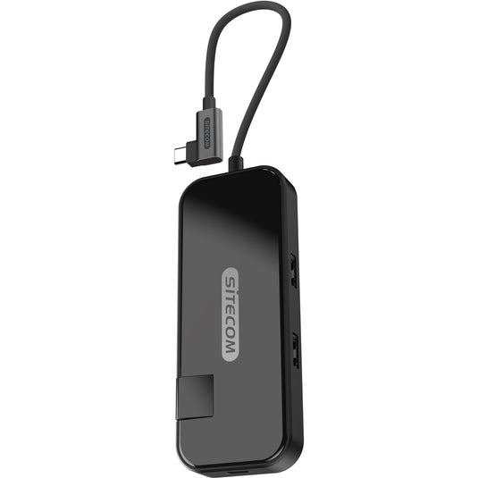 Sitecom usb-c to hdmi + gigabit lan adapter (zwart)